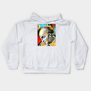 Bartolomé de las Casas Abstract Portrait | Bartolomé de las Casas Artwork 2 Kids Hoodie